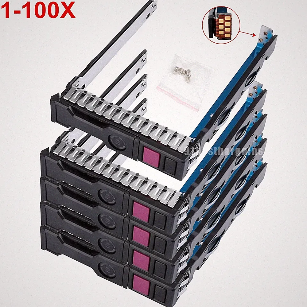 2.5" hard drive Caddy Tray For HP ML380 ML360 Gen10 lot 727695-001 SAS/SATA/NVMe