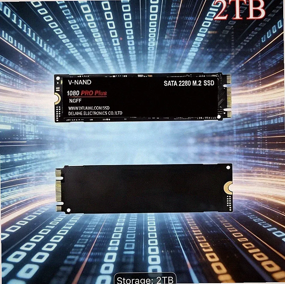 2TB M.2 NVMe SSD PCIe 4.0 x4 1080 PRO High Speed Drive PC Laptop